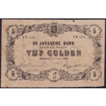 Netherlands Indies 5 gulden 1866 - SOLD - SOLD - SOLD