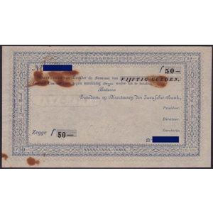 Netherlands Indies 50 gulden 1853 - SOLD - SOLD - SOLD