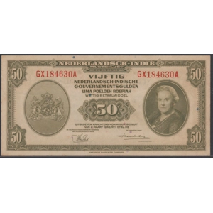 Netherlands Indies 50 Gulden 1943 NICA