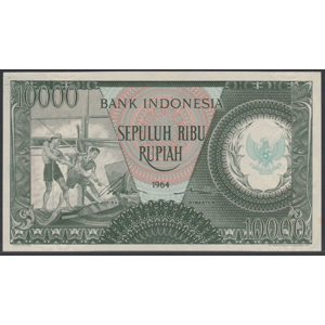 Indonesia 10.000 Rupiah 1964