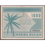 Indonesia PRRI 1.000 Rupiah 1960