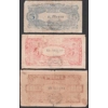 Indonesia PRRI 5/25/100 Rupiah  set of 3 notes