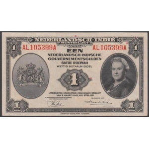 Netherlands Indies 1 Gulden 1943 NICA