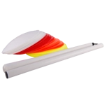 Flatar plast keilur - 40.stk