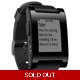 Pebble Classic Smartwatch Fitness Black IOS or A..