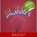 'MATCH RANGE' CLEARANCE x 18 Pole Floats (SRG022)