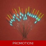 'MATCH RANGE' CLEARANCE x 23 Pole Floats (SRG022)