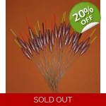 'MATCH RANGE' CLEARANCE x 26 Pole Floats (SRG003)