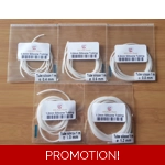 1 Metre each of 0.4mm / 0.6mm / 0.8mm / 1.0mm / 1.2mm Silicone Tubing