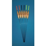 SRG005 Pack of 6 High Quality Pole Floats Chianti Nitinol Stem Various Sizes A..