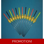 High Quality Individual Pole Floats SRG013 Diamond Margin Fiberglass Stem Vari..