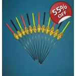 High Quality Individual Pole Floats SRG013 Diamond Margin Fiberglass Stem Vari..