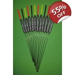High Quality Individual Pole Floats SRG009 Pencil Carbon Stem Various Sizes Av..