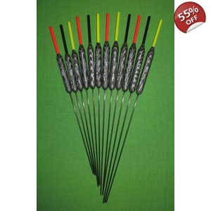 High Quality Individual Pole Floats SRG009 Pencil Carbon Stem Various Sizes Available