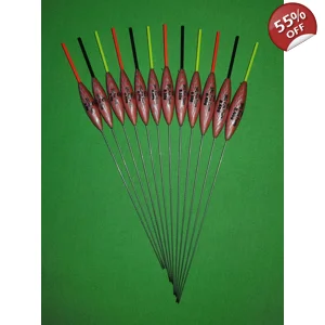 High Quality Individual Pole Floats SRG003 Chianti Wire Stem Various Sizes Available