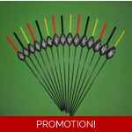 High Quality Individual Pole Floats SRG006 All-round Fiberglass Stem Various S..