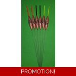 SRG003 Pack of 6 High Quality Pole Floats Chianti Wire Stem Various Sizes Avai..