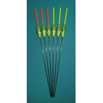 SRG012 Pack of 6 High Quality Pole Floats Rohacell Silverfish Carbon Stem Vari..