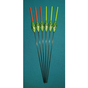 SRG012 Pack of 6 High Quality Pole Floats Rohacell Silverfish Carbon Stem Various Sizes Available