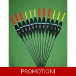 12 x Assorted Pole Floats Pack A