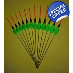 12 x Assorted Pole Floats Pack 312R12