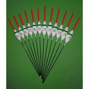 12 x Assorted Pole Floats Pack 314R12