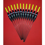 12 x Assorted Pole Floats Pack 325Y12