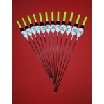 12 x Assorted Pole Floats Pack 326Y12