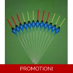 12 x Assorted Pole Floats Pack D