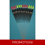 12 x Assorted Pole Floats Pack F