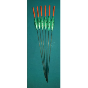 SRG004 Pack of 6 High Quality Pole Floats Chianti Red Tip Carbon Stem