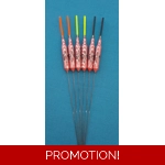 SRG018 Pack of 6 High Quality Pole Floats F1 Nitinol Stem Various Sizes Availa..