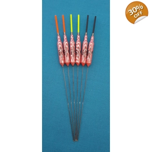 SRG018 Pack of 6 High Quality Pole Floats F1 Nitinol Stem Various Sizes Available