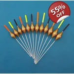 High Quality Individual Pole Floats SRG019 Diamond Extra Tough Fiberglass Stem..