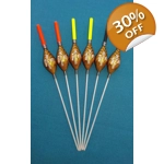 SRG019 Pack of 6 High Quality Pole Floats Diamond Extra Tough Various Sizes Av..