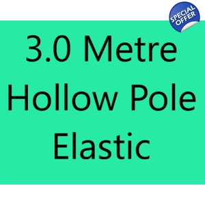 3.0m Lengths High Quality MEGA Value Hollow Pole Elastic