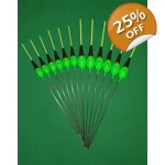 12 x Assorted Pole Floats Pack 312Y12