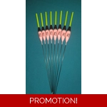 8 x Assorted Pole Floats Pack 337Y8