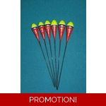 6 x Assorted Pole Floats Pack 338Y6