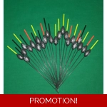 'MATCH RANGE' CLEARANCE x 23 Pole Floats (SRG006)