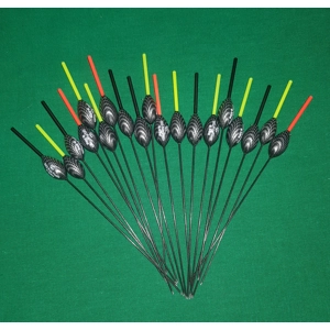 'MATCH RANGE' CLEARANCE x 19 Pole Floats (SRG006)