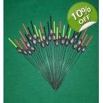 'MATCH RANGE' CLEARANCE x 26 Pole Floats (SRG006)
