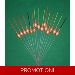 'MATCH RANGE' CLEARANCE x 15 Pole Floats (SRG031)