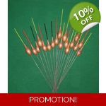 'MATCH RANGE' CLEARANCE x 18 Pole Floats (SRG031)