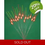 'MATCH RANGE' CLEARANCE x 17 Pole Floats (SRG031)