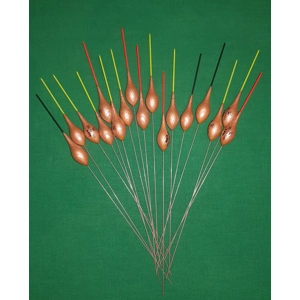 'MATCH RANGE' CLEARANCE x 17 Pole Floats (SRG031)