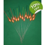 'MATCH RANGE' CLEARANCE x 14 Pole Floats (SRG031)