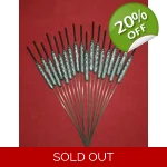 'MATCH RANGE' CLEARANCE x 18 Pole Floats (SRG009)