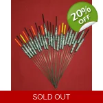 'MATCH RANGE' CLEARANCE x 25 Pole Floats (SRG009)