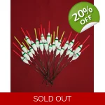 'MATCH RANGE' CLEARANCE x 24 Pole Floats (WE314)